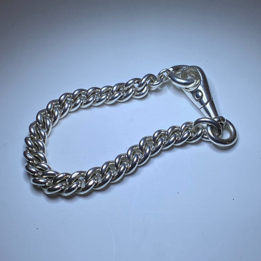 Elegant 9mm Sterling Silver, Solid 925 Bracelet. All Handmade, Made to Order/ Custom Specifications