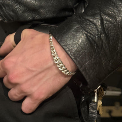 Graduated 925 Sterling Silver Bracelet.